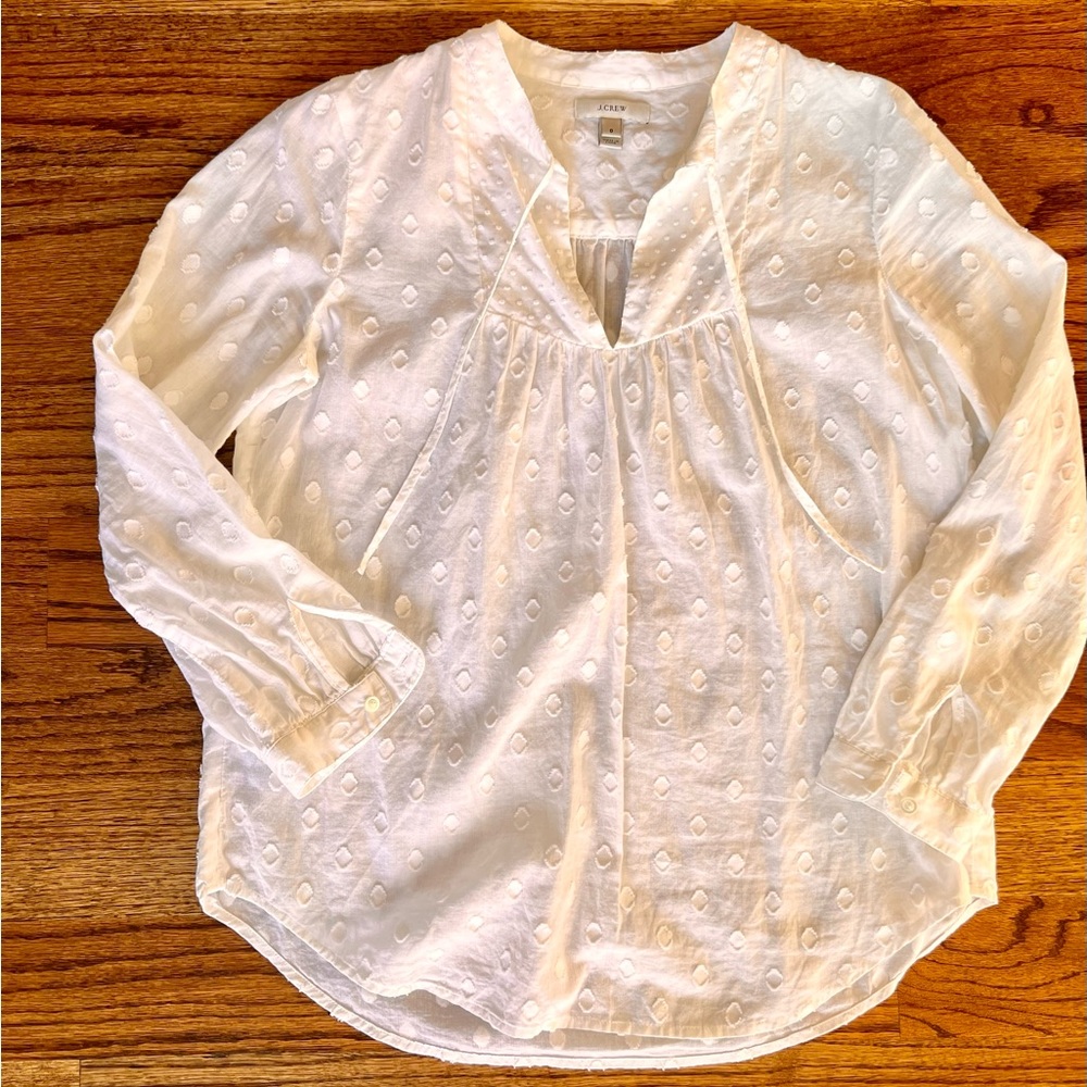 White J. Crew blouse